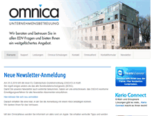 Tablet Screenshot of omnica.de